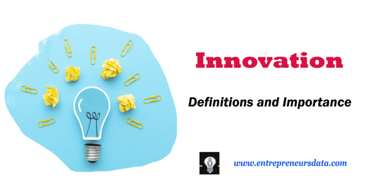 Definition of Innovation and Importance of Innovation