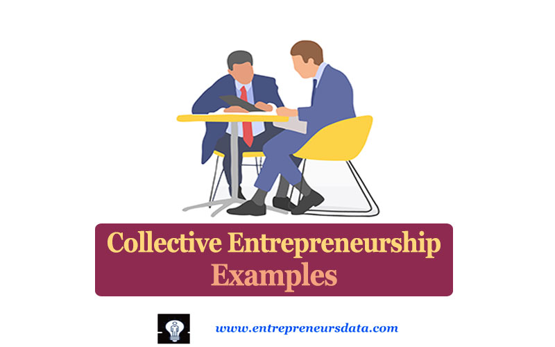 Collective Entrepreneurship: Meaning, Characteristics & Examples 2 Examples of Collective Entrepreneurship by entrepreneurs data