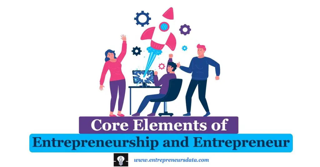 Core Elements of Entrepreneurship and Entrepreneur: Zero to Hero