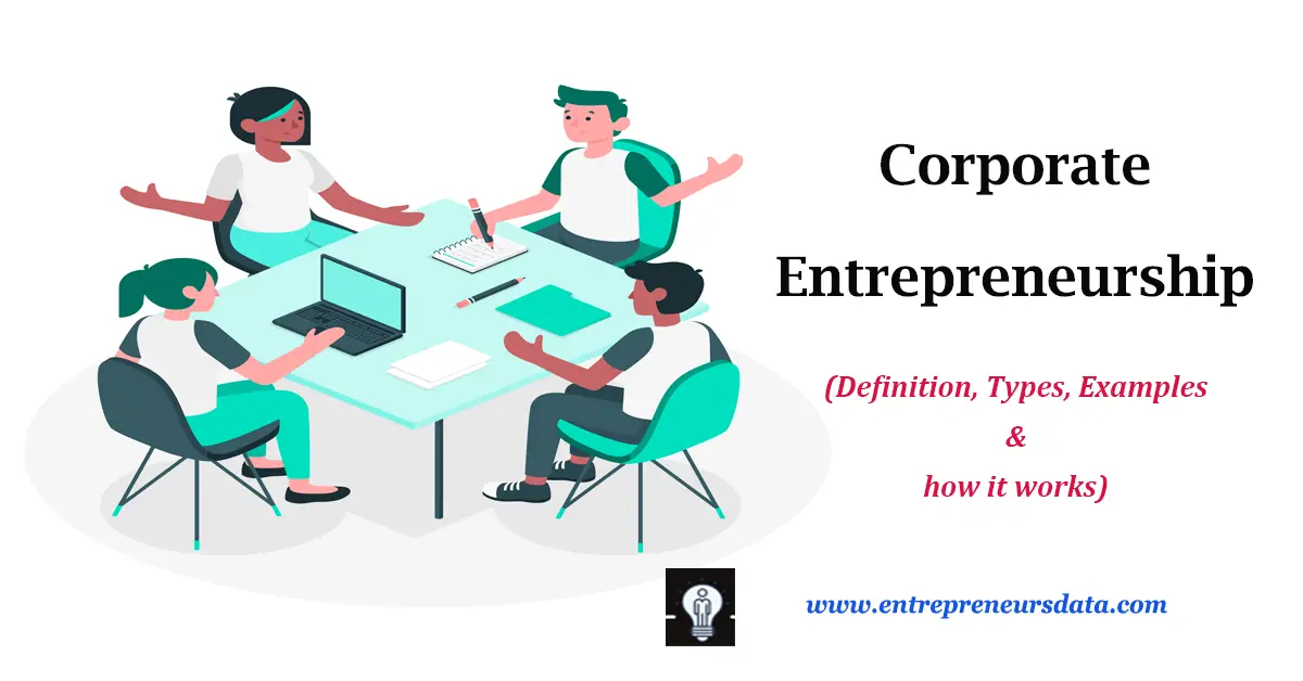 Corporate Entrepreneurship: Definition, Types, Examples & how it works