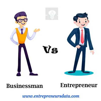 businessman vs entrepreneur