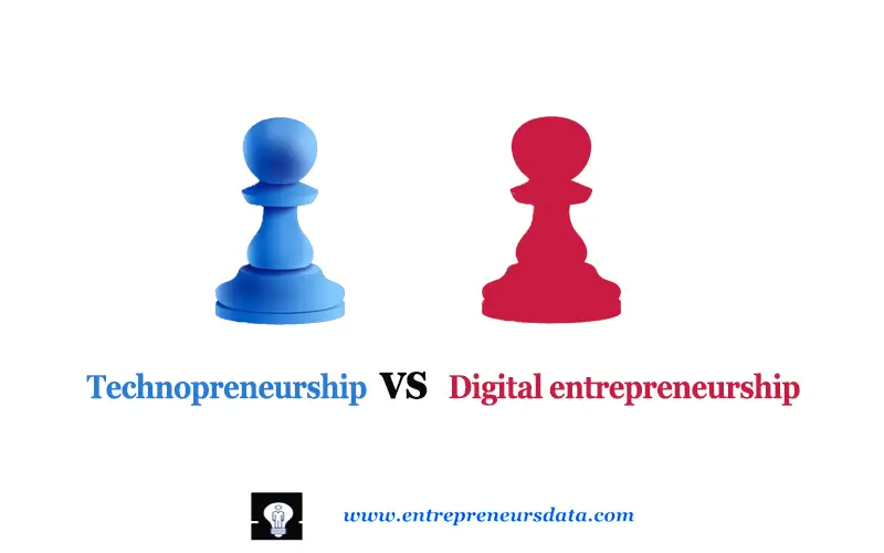 Technopreneurship vs Digital entrepreneurship