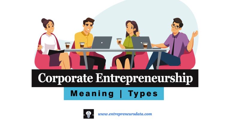 Corporate Entrepreneurship Meaning & Types (fully explained)
