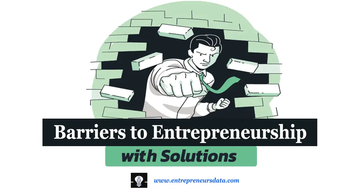 Barriers to Entrepreneurship with Solutions (fully explained)