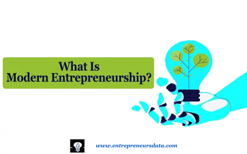 What Is Modern Entrepreneurship? What Is Modern Entrepreneurship?