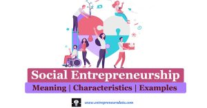 Social Entrepreneurship: Meaning, characteristics & Examples by entrepreneurs data