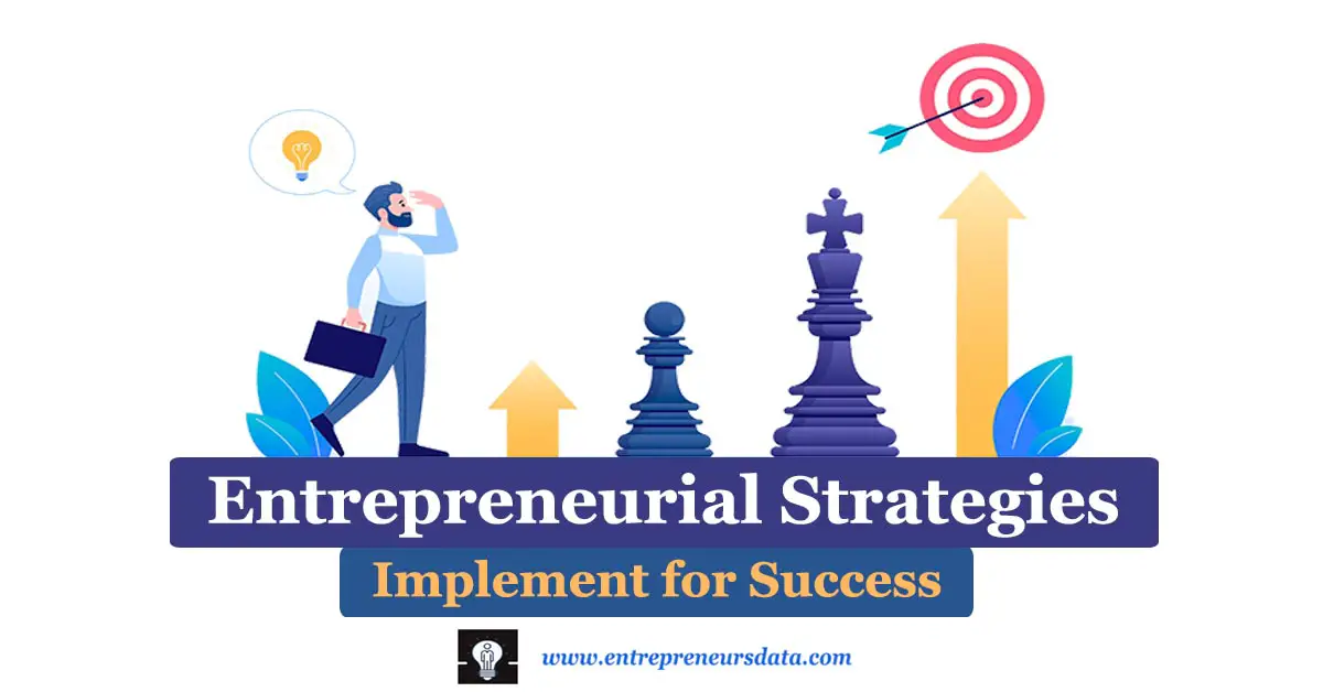 Entrepreneurial Strategies to Implement for Success | What is Entrepreneurial Strategies | Differentiation Entrepreneurial Strategy | 15 Types of Entrepreneurial Strategies
