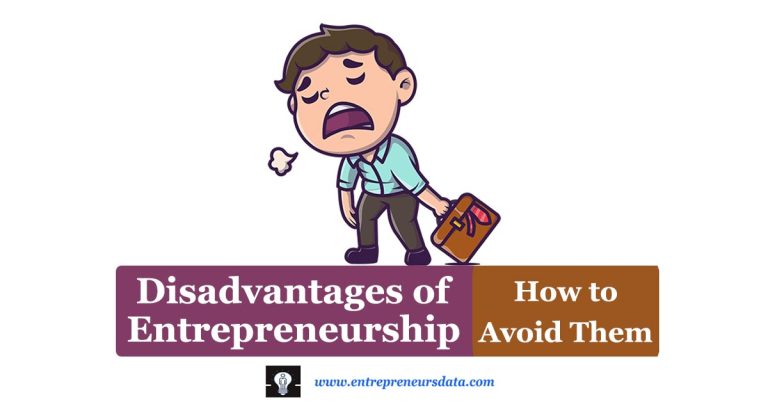 Disadvantages of Entrepreneurship & How to Avoid Them
