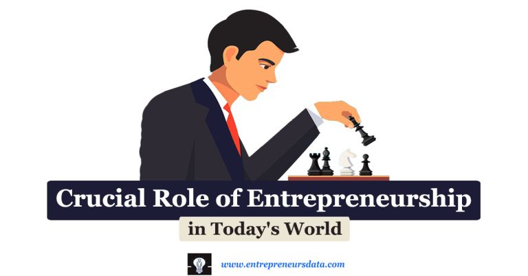 The Crucial Role of Entrepreneurship in Today’s World