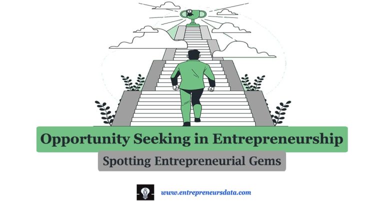 Opportunity Seeking in Entrepreneurship: Spotting Entrepreneurial Gems